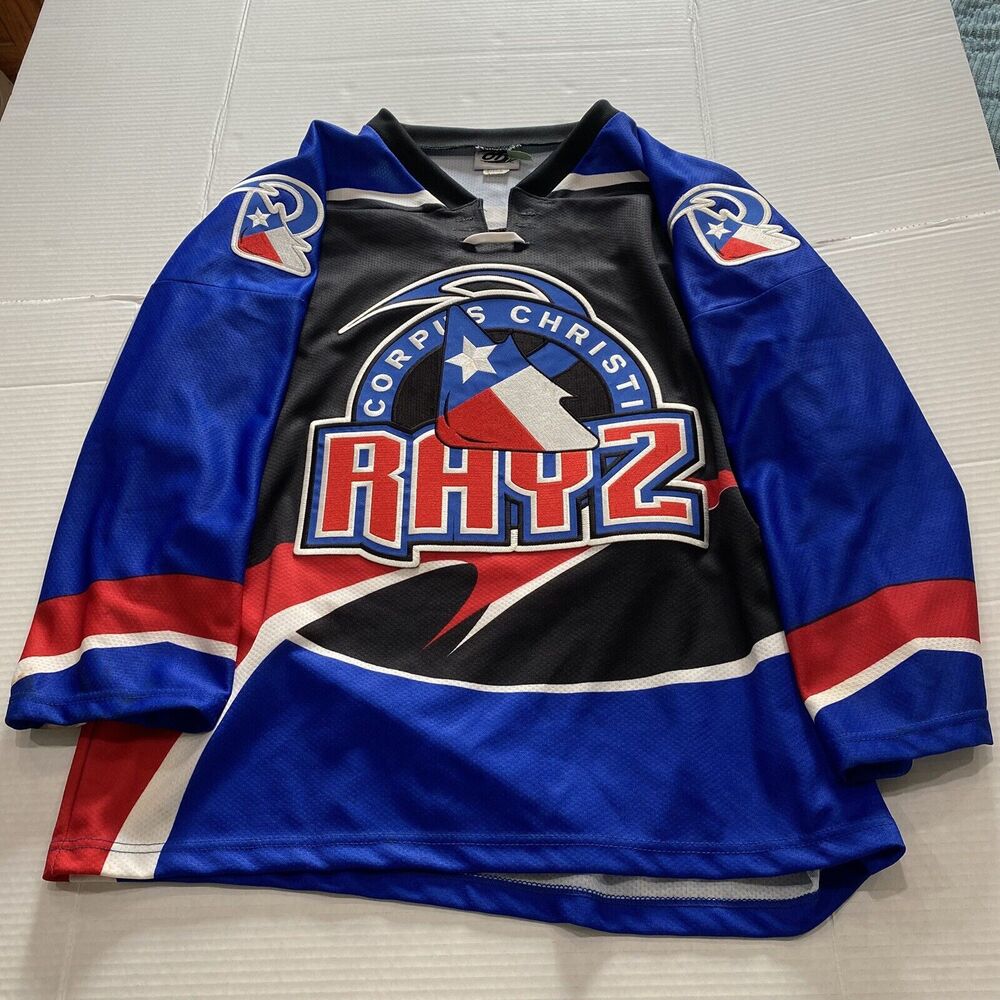 Vintage OT CC Rayz Minor League Hockey Stitched Jersey Size Medium